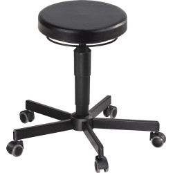 Drehhocker m.Rl.PU Schaum schwarz Sitz H.410 540mm Hocker MEY