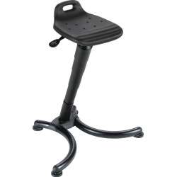 Stehhilfe PU Schaum Sitz H.610 820mm STA schwarz Halte  u.Transportgriff MEY