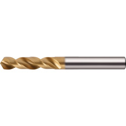 Spiralbohrer DIN 1897 Typ UNI D.2,9mm HSS Co TiN Zyl.schaft ext.kurz TECWERK