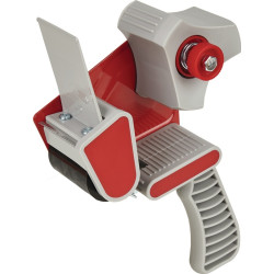 Handabroller K 211 Ku.rot grau f.Bandbr.50mm BURMANN