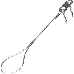 Anschlagpunkt SECU® WIRE EN 795:2012 A PSA III VA L.ca.0,25m SKYLOTEC