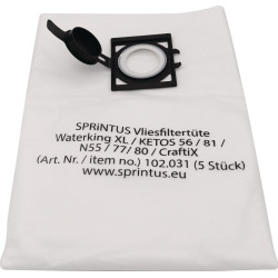 Vliesfilterbeutel f.N55,Waterking XL,Ketos 56 5 St.SPRINTUS