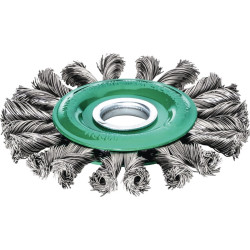 Rundbürste ZR Drahtstärke 0,50mm Stahldraht rostfr.ROH 14mm 12500min ¹ LESSMANN