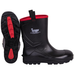 Sicherheitsstiefel BILLUND Gr.42 schwarz rot S5 SR CI FO EN20345 PU TECHNO BOOTS
