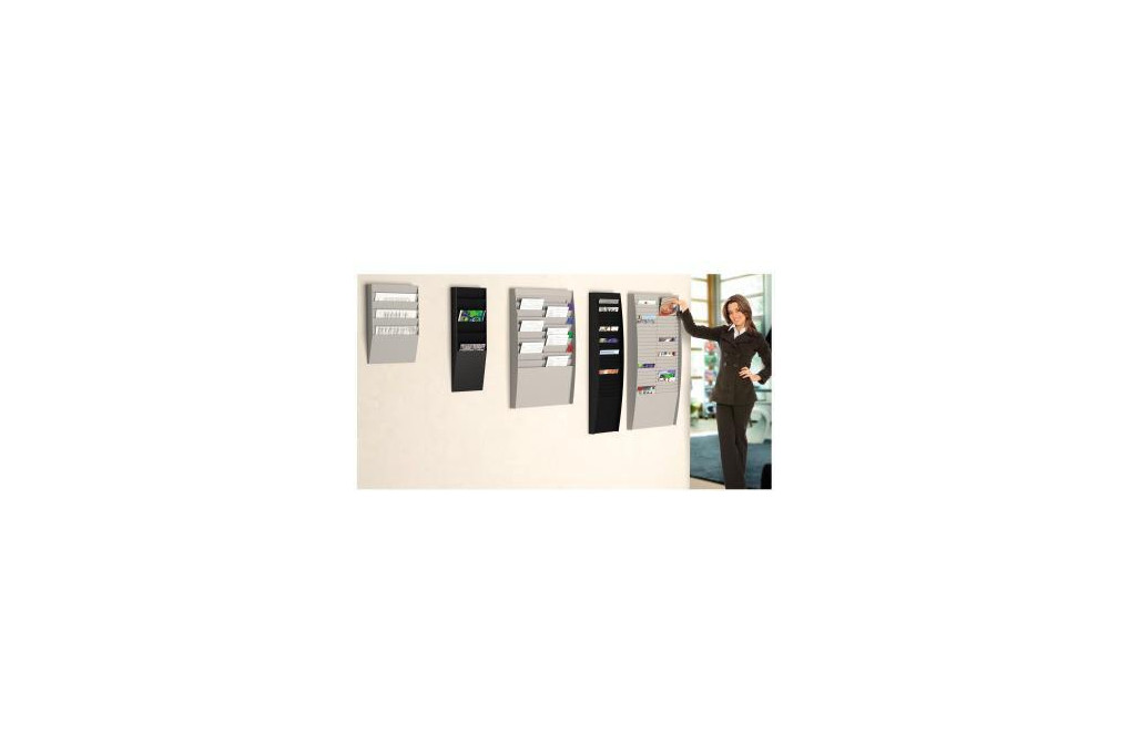Paperflow Wand Sortiertafel V 25F A4V1X25.02 DIN A4 grau
