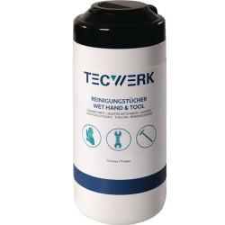 Handreinigungstuch Wet Hand & Tool gebrauchsfertig 75 Tücher Box TECWERK