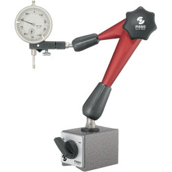 Magnetmessstativ STRATO LINE R. 330mm Gesamt H. 444mm Haftkraft 900 N FISSO
