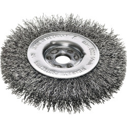 Rundbürste RBE Bohr.16mm Drahtstärke 0,30mm Stahldraht rostfr.ROF 31,5mm