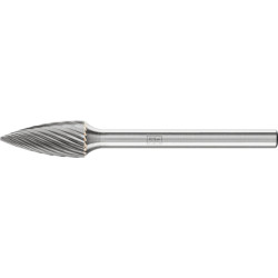 Kleinfrässtift Form K SPG D.6mm Kopf L.13mm Schaft D.3mm HM Verz.5 PFERD