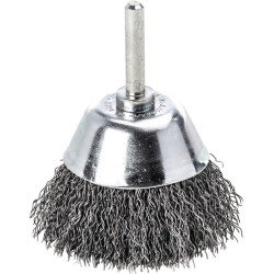 Rundbürste STB Schaft 6mm Drahtstärke 0,30mm Stahldraht STA 20mm