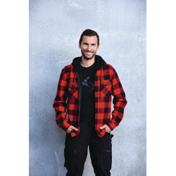 Thermojacke Glenville Gr.XL rot schwarz kariert SCHEIBLER
