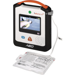 Defibrillator AED A2 Sprachausgabe DE EN FR HA Lca.59xBca.209xHca.232mm ALUDERM