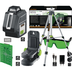 Kreuzlinienlaser PocketLine Laser G360 Set ±3,5Grad ±0,3mm m ca.30m Laserklasse2