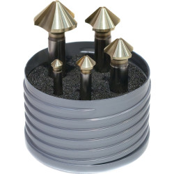 Kegelsenker Satz DIN 335C 90Grad COS110 6,3 25mm HSS spezial 5 tlg.Ku. Box MAPAL