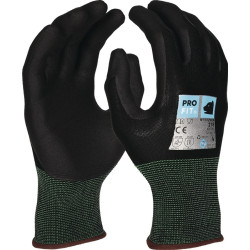 Handschuhe EXTRA Gr.10 schwarz schwarz EN 388,EN 407 PSA II PRO FIT
