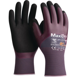 Handschuh MaxiDry Elite 64 225 Gr.9 violett schwarz EN 388 PSA II BIG