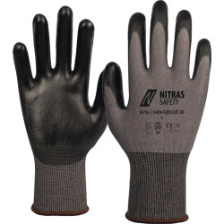 Schnittschutzhandschuhe SKIN FLEX CUT 3D Gr.10 grau schwarz EN ISO 21420 EN 388