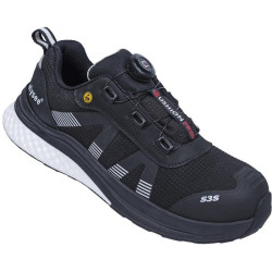 Sicherheitsschuh CUSHIONPRO® SHIELD Gr.43 W.11 schwarz weiß S3S FO SR SC ESD