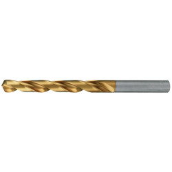 Spiralbohrer DIN 338 TypN D.7,8mm HSS profilgeschl.TiN Zyl.schaft kurz TECWERK