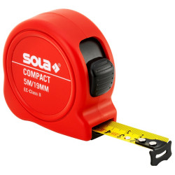 Taschenrollbandmaß COMPACT CO L.3m B.16mm EG II SB Verpackung SOLA