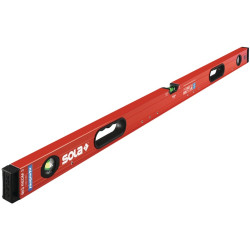 Wasserwaage Big RedM 3 150cm Alu.rot 2 Griffe 0,3 mm m SOLA