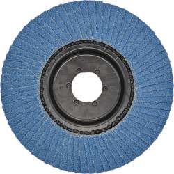 Fächerscheibe Premium D.125mm K.60 kon.Stahl Edelstahl Zirkon