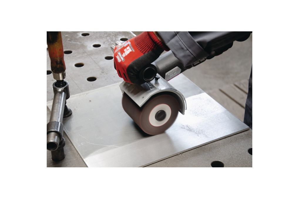 Satinierwalze POLY PTX Mix Rad 120 mittel braun Edelkor. Nylonvl.Ø105xB100mm