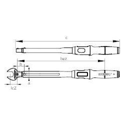 Drehmomentschlüssel TF Z25 TORCOFIX Bereich 5 25Nm GEDORE
