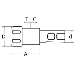 Gewindeschneidfutter Synchron DIN 1835 B E M3 M20 Schaft D.25mm A. L.63mm TW