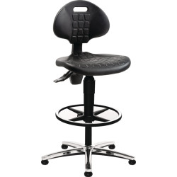 Arbeitsdrehstuhl TEC 25 5 Fuß STA verchr.schwarz 590 840mm TOPSTAR