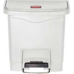 Rubbermaid Tretabfalleimer Slim Jim 1883554 Kunststoff 15l weiß