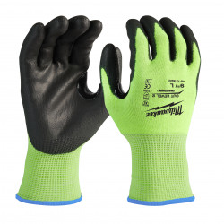 SCHNITTSCHUTZHANDS. 2/B 9/L HI-VIS