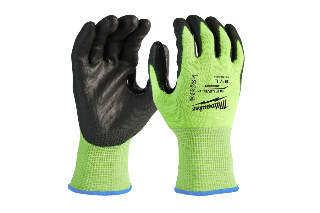 SCHNITTSCHUTZHANDS. 2/B 9/L HI-VIS