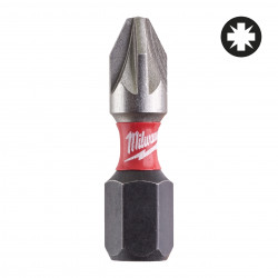 BIT PZ2 25MM SHOCKWAVE (25) DISP. BIT PZ2 25MM SHOCKWAVE (25) DISP.