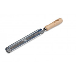 Feilenhalter mit Rundfeile (für Sägeblätter)