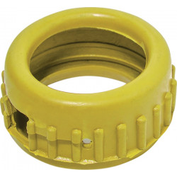 Manometerschutzkappe gelb D.63mm Gum.