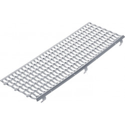 Laubfanggitter B.100 150mm L.1m grau PROTEKTOR