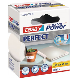 Gewebeband ext.Power® 56343 weiß L.2,75m B.38mm Rl.TESA