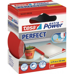 Gewebeband ext.Power® 56343 rot L.2,75m B.38mm Rl.TESA Gewebeband ext.Power® 56343 rot L.2,75m B.38mm Rl.TESA