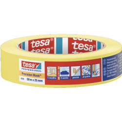 Präzisionskrepp 4334 glatt gelb L.50m B.25mm Rl.TESA Präzisionskrepp 4334 glatt gelb L.50m B.25mm Rl.TESA