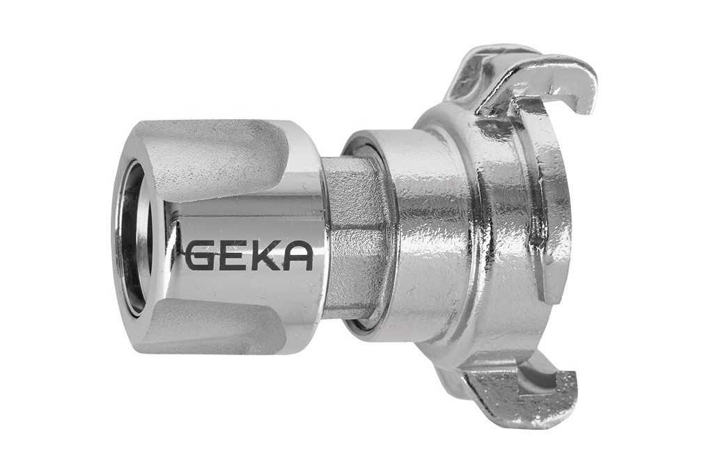 Übergangsstück GEKA plus MS verchr.Klaue u.Steckbuchse GEKA Übergangsstück GEKA plus MS verchr.Klaue u.Steckbuchse GEKA