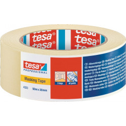 Kreppband 4323 leicht gekreppt hellbeige L.50m B.38mm Rl.TESA Kreppband 4323 leicht gekreppt hellbeige L.50m B.38mm Rl.TESA